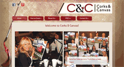 Desktop Screenshot of corksandcanvasmn.com